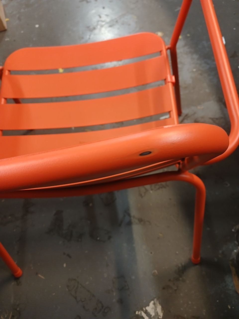 Annika 2 Seater Metal Garden Bistro Set - Red (B Grade 1532)