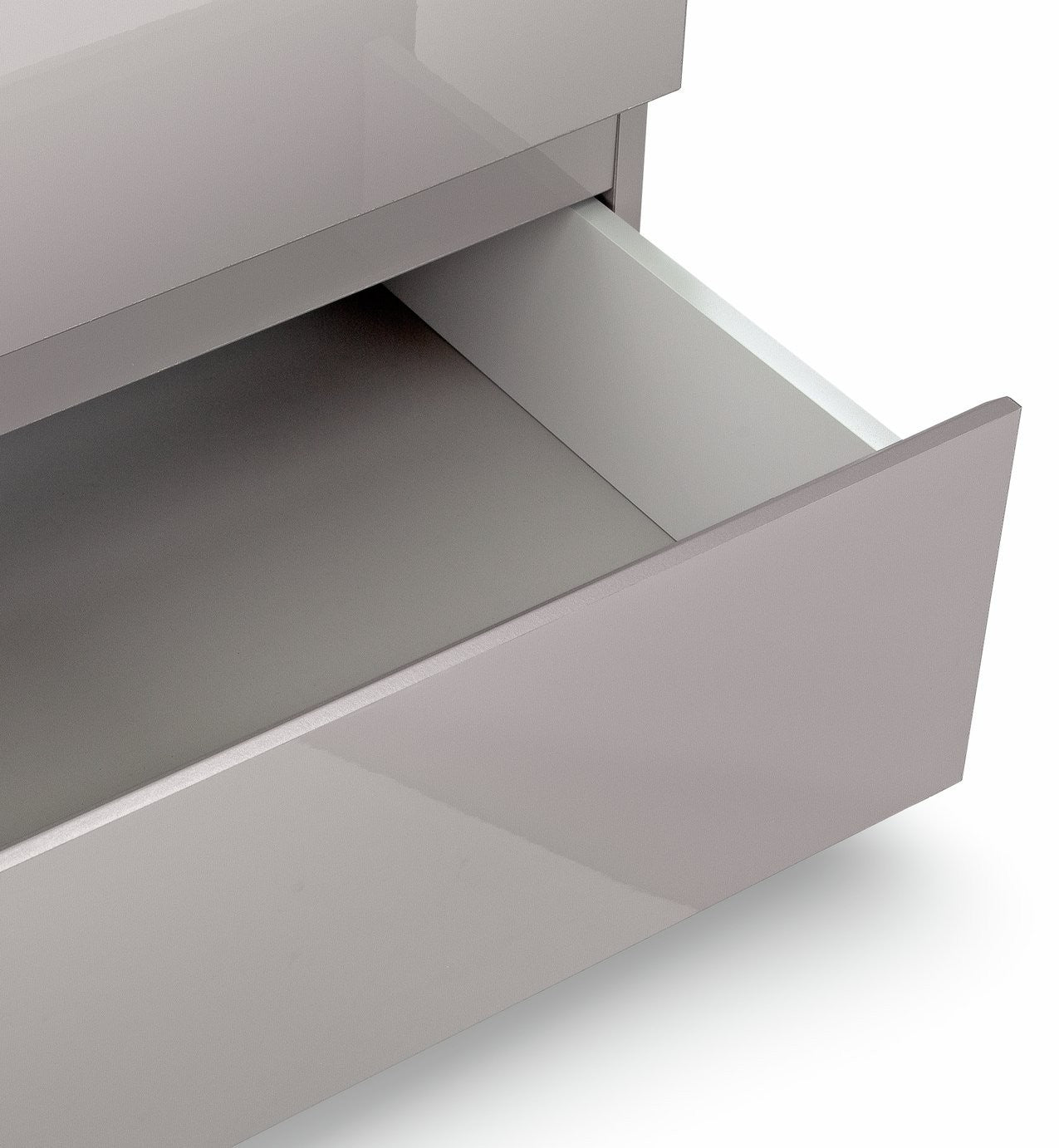 Jenson 5 Drawer Chest - Grey Gloss | Sleek Storage Solution