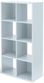 Habitat Home Squares 8 Cube Storage Unit - Grey | Organizer Shelf Living Office