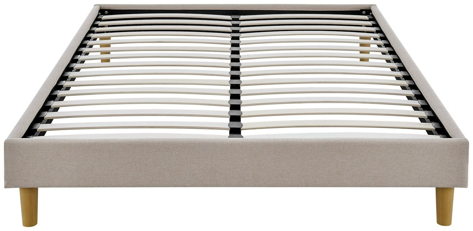 Home Arthur Platform Small Double Bed Frame - Natural | Modern bed frame
