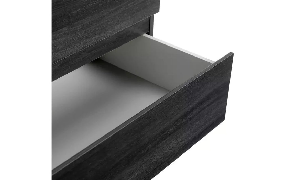 Jenson 6 Drawer Chest - Black Oak Effect (B GRADE 1028)