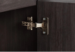 Jenson 3 Door TV Unit Black Brown | Modern Living Room Entertainment Cabinet