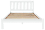 Aspley Kingsize Wooden Bed Frame - White (S)