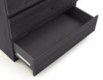Habitat Jenson 5 Drawer Chest - Black Brown