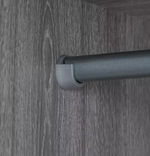Home Seville 3 Door Wardrobe - Grey Oak Effect | Triple wardrobe