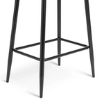 Kysen Faux Leather Counter Bar Stool Tan | Kitchen Breakfast Bar Chair Furniture