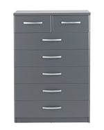 Hallingford Grey 5+2 Drawer Chest