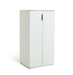 Pod 2 Door Short Wardrobe - White | Clean Minimalist Aesthetic