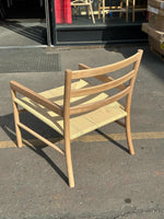 Habitat Laurie Solid Oak Lounge Chair - Natural ( S )
