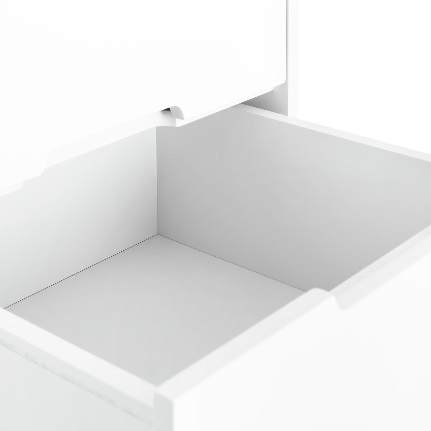 Henri 2 Door 2 Drawer Wardrobe - White | Compact Clothing Organization