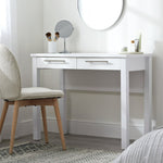 Home Brisbane 2 Drawer Dressing Table - White