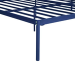 Freja Double Metal Bed Frame - Blue