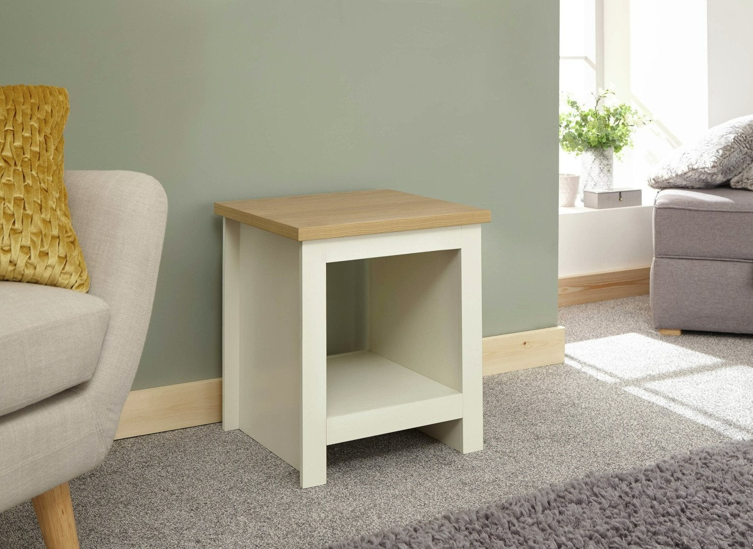 GFW Lancaster Side Table - Cream