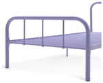 Charlie Single Metal Bed Frame - Lilac