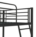 Home Riley High Sleeper Metal Bed Frame - Black