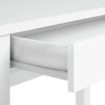Home Hallingford 1 Drawer Dressing Table - White Gloss