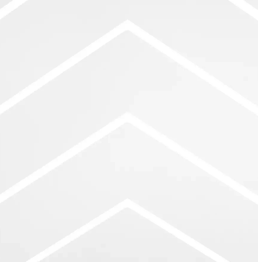 Chevron Large Radiator Cover White | Modern Decorative Cover
