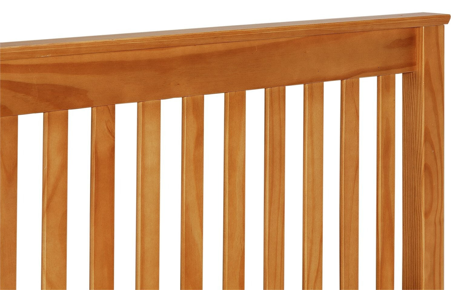 Aspley Small Double Wooden Bed Frame - Oak Stain