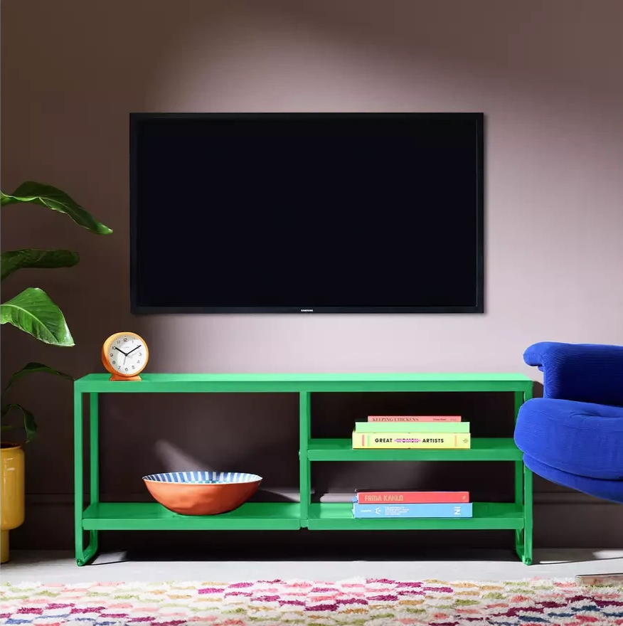 Lorelei TV Unit Green | Modern Living Room TV Stand Cabinet Furniture
