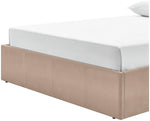 Home Luca End Lift Small Double Ottoman Bed - Latte | Storage bed small double
