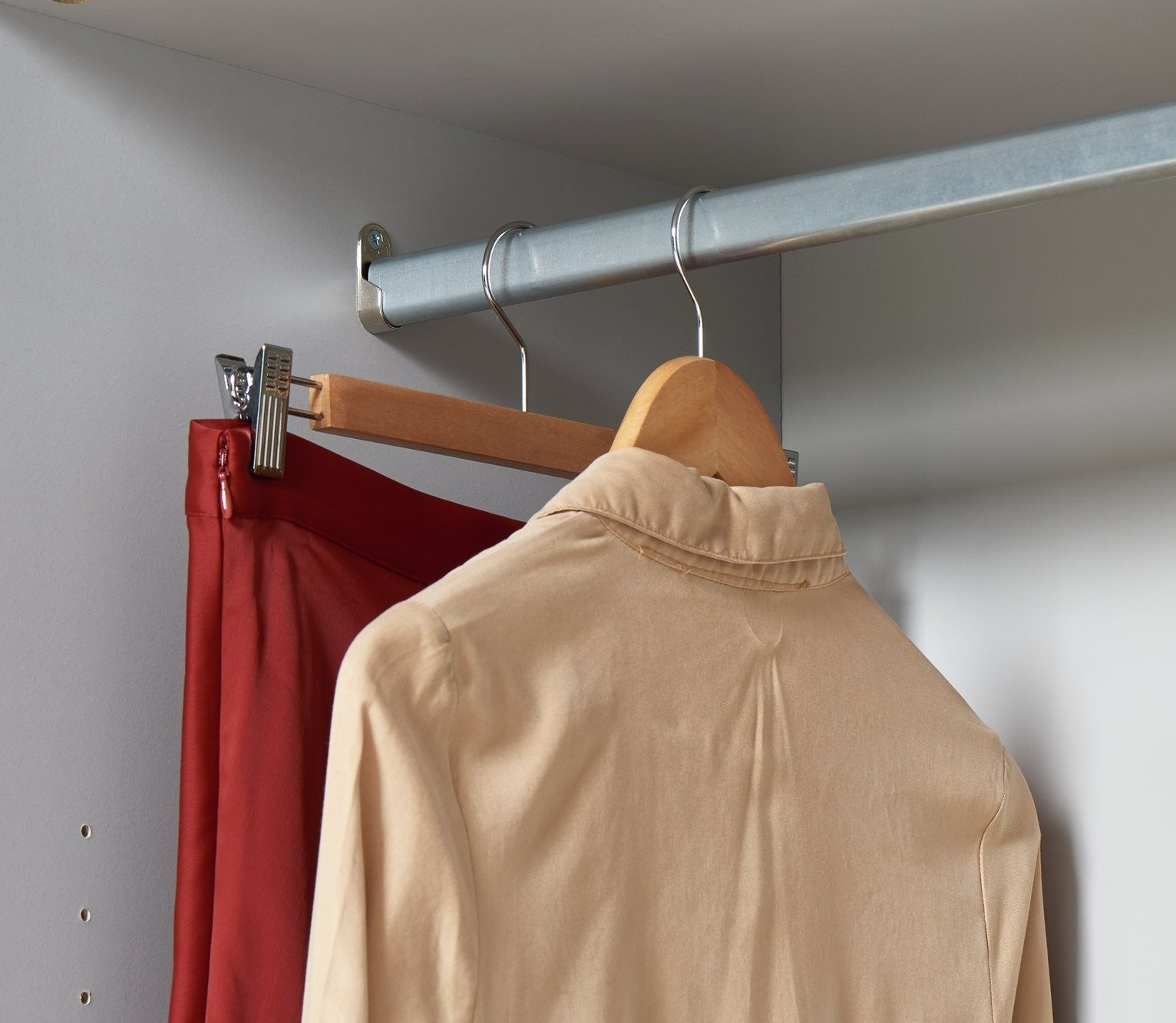 Holsted Mirrored 150cm Sliding Wardrobe - White | Clean Minimalist Aesthetic