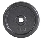 20kg Weight Plates Set For Dumbbells & Barbell 1 Inch (4 x 5kg) Cast Iron Discs