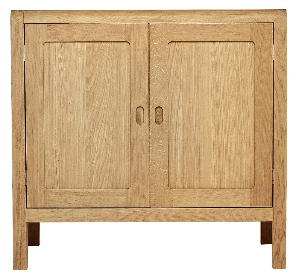 Radius 2 Door Oak Sideboard - Natural | Exclusively Living Storage