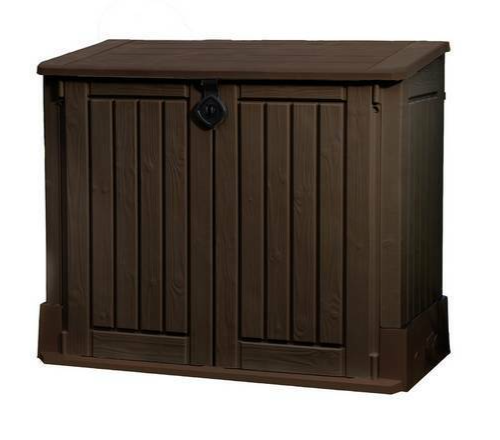 Keter Store It Out Midi 880L Garden Storage Box- Brown ( B Grade 19551)