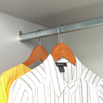Holsted Half Mirror 120cm Sliding Wardrobe -White | Space-saving white wardrobe