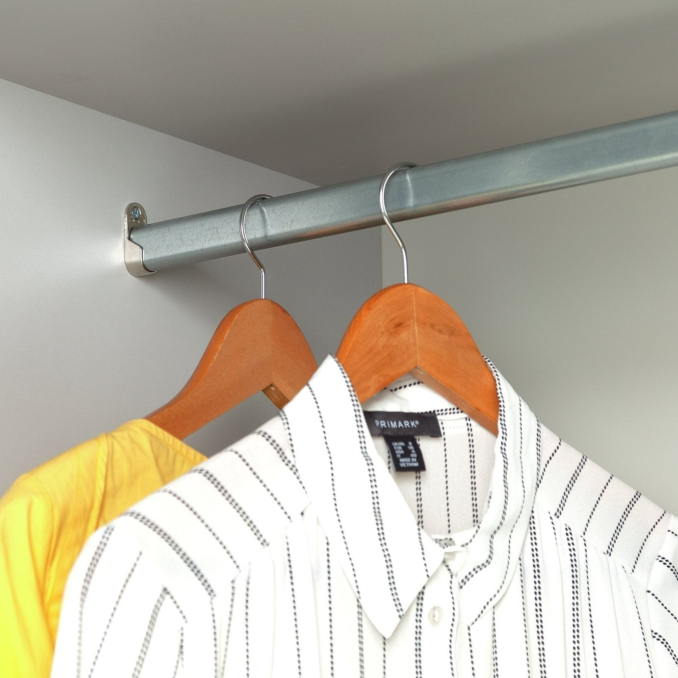 Holsted Half Mirror 120cm Sliding Wardrobe -White | Space-saving white wardrobe