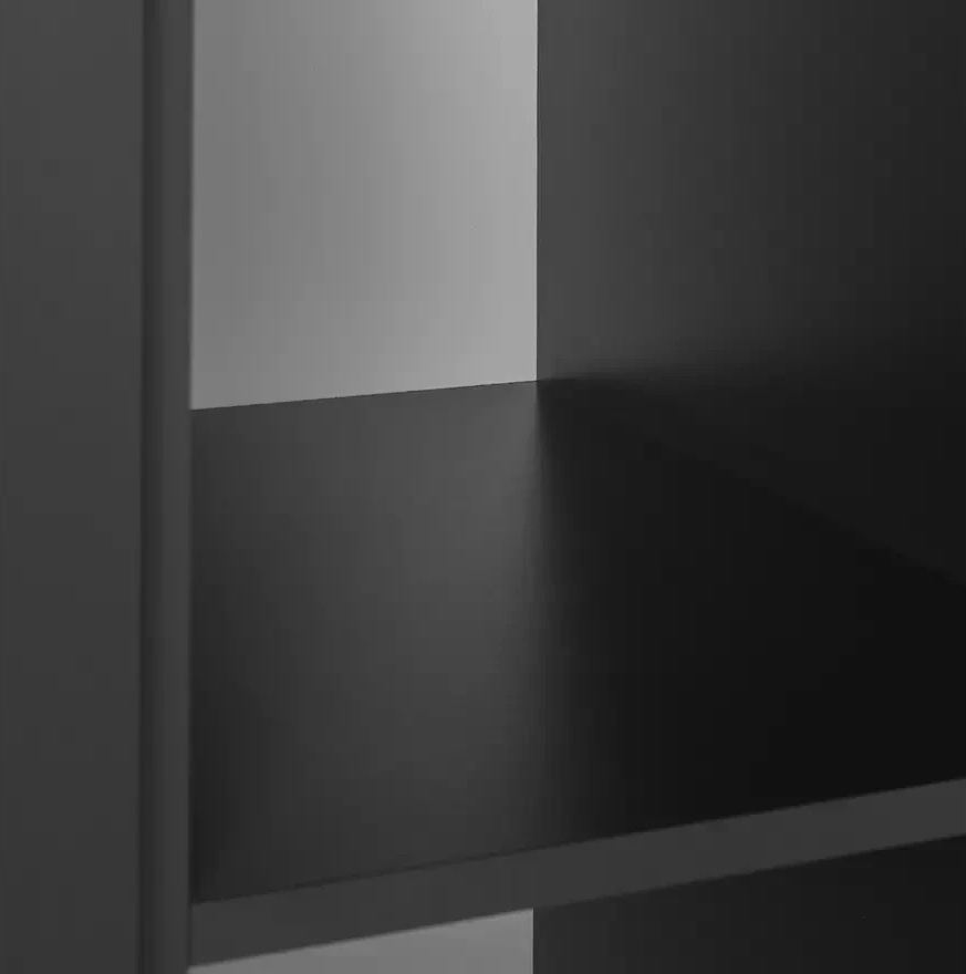 Seville 3 Door Wardrobe - Anthracite ( B Grade )
