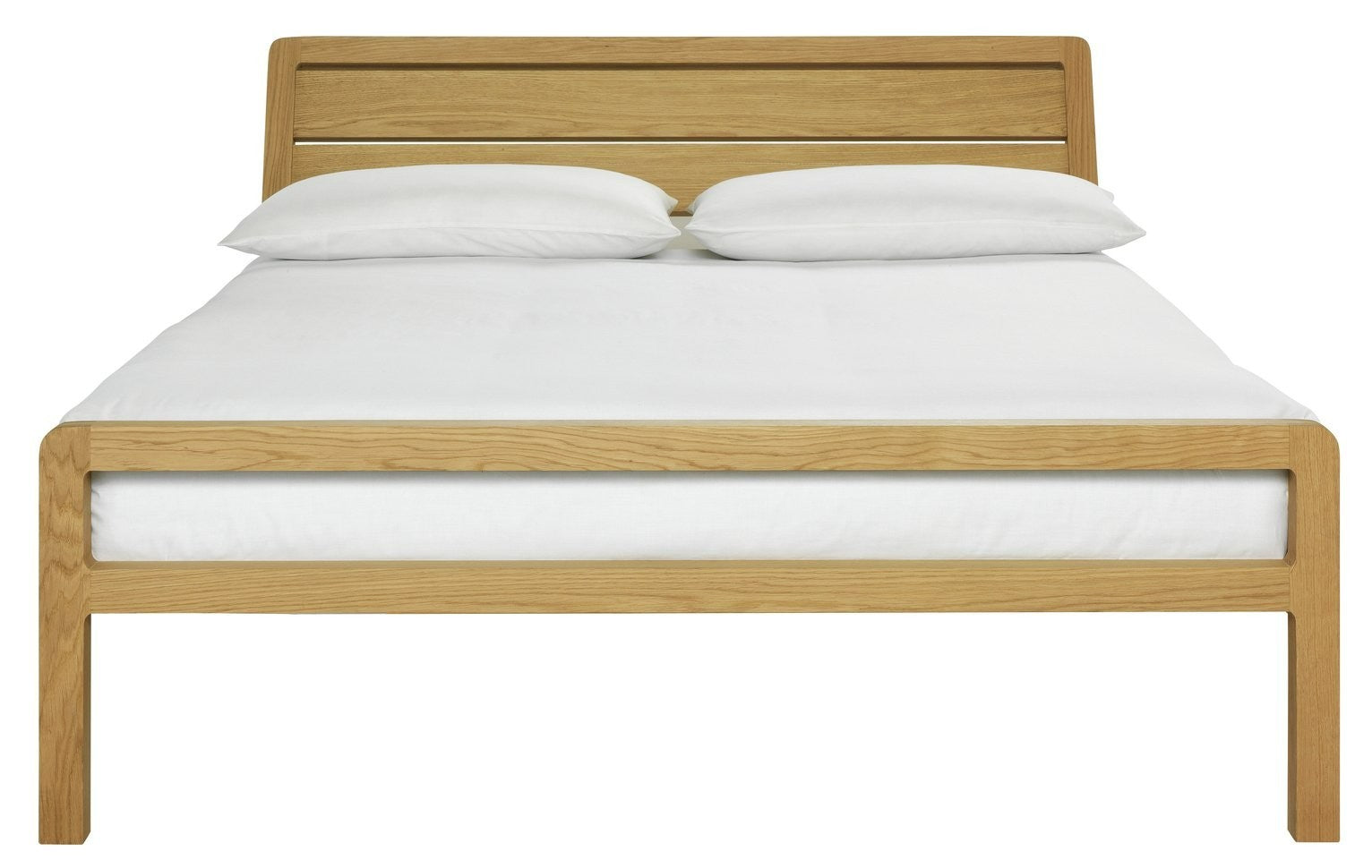 Radius Kingsize Wooden Bed Frame - Oak | Kingsize bed frame