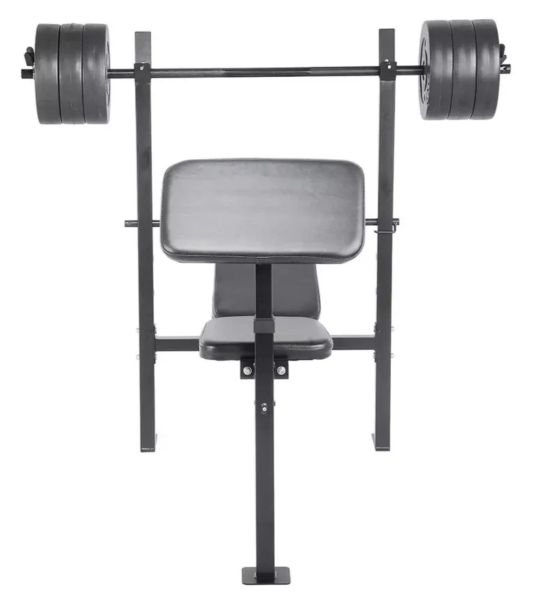 Opti Bench with 30kg Weights | Home Gym Fitness Equipment for Strength Training