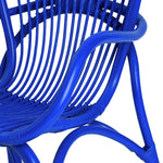 60 Wyatt Rattan Chair - Blue
