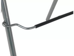 Pair of Folding Metal Bar Stools - Black & Silver