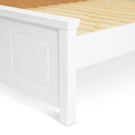 Home Grayson Double Bed - White | Modern Bedroom Style