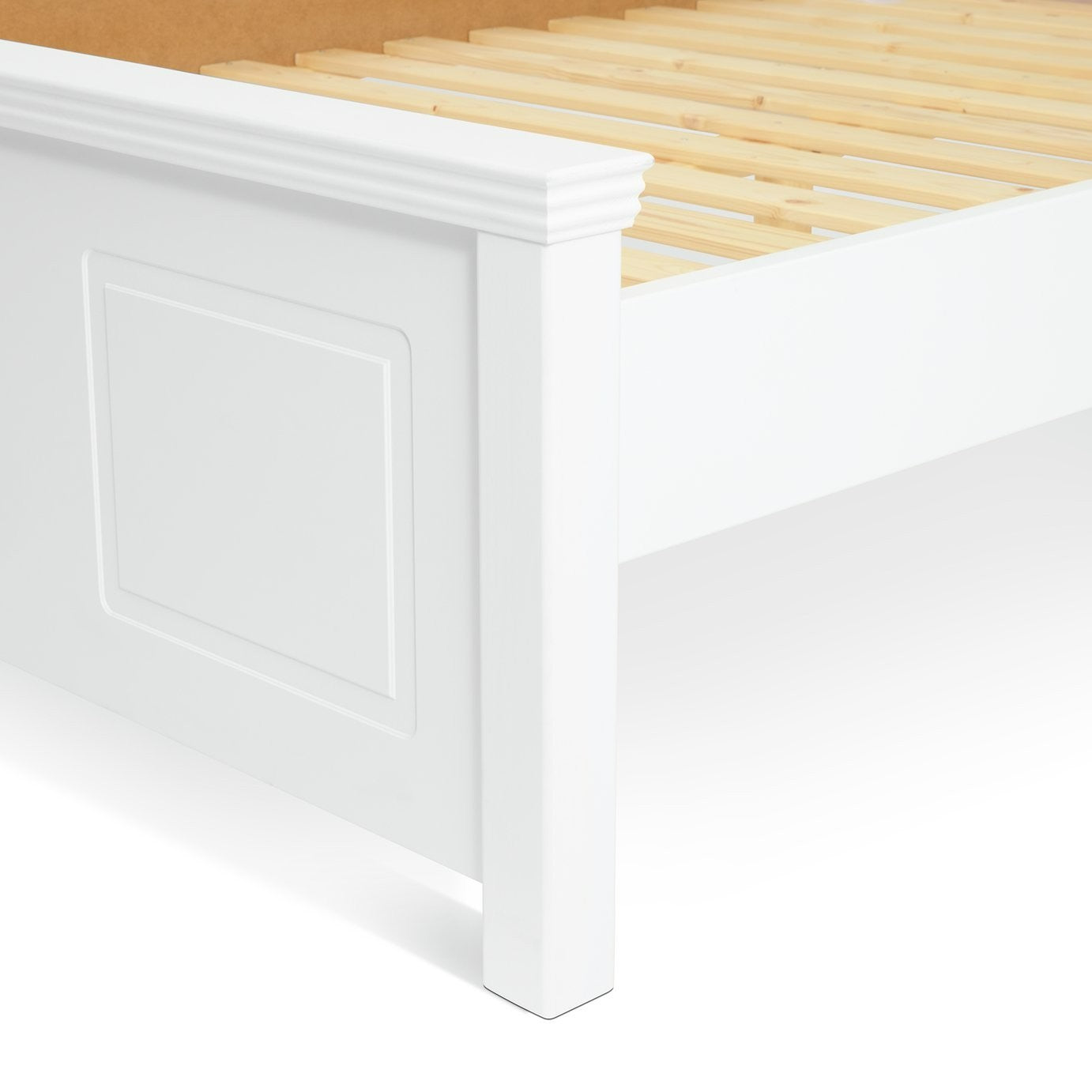Home Grayson Double Bed - White | Modern Bedroom Style