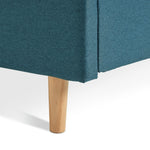Olivia Small Double Bed Frame - Blue