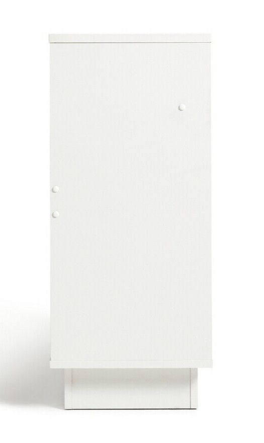 Habitat Cubes 2 Door 1 Drw Small Sideboard - White | White Cabinet Storage Unit