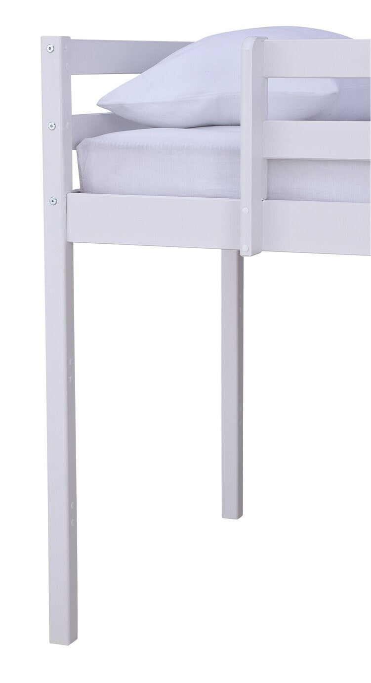 Home Kaycie Mid Sleeper with Slide - White