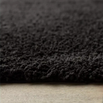 Cosy Black Rug 120x170cm | Modern Living Room Floor Rug Carpet