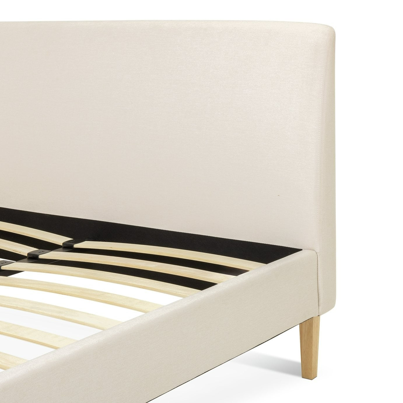 Ren Double Bed Frame - Cream | Stylish Sleeping Solution