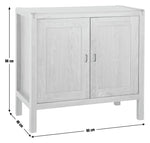 Radius 2 Door Oak Sideboard - Natural | Exclusively Living Storage