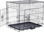 Double Door Dog Crate- Large | Pet Cage Kennel for Home Large Breed Dogs