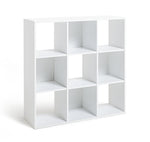 Habitat Squares 9 Cube Storage Unit - White | White Cube Shelf Storage Organizer