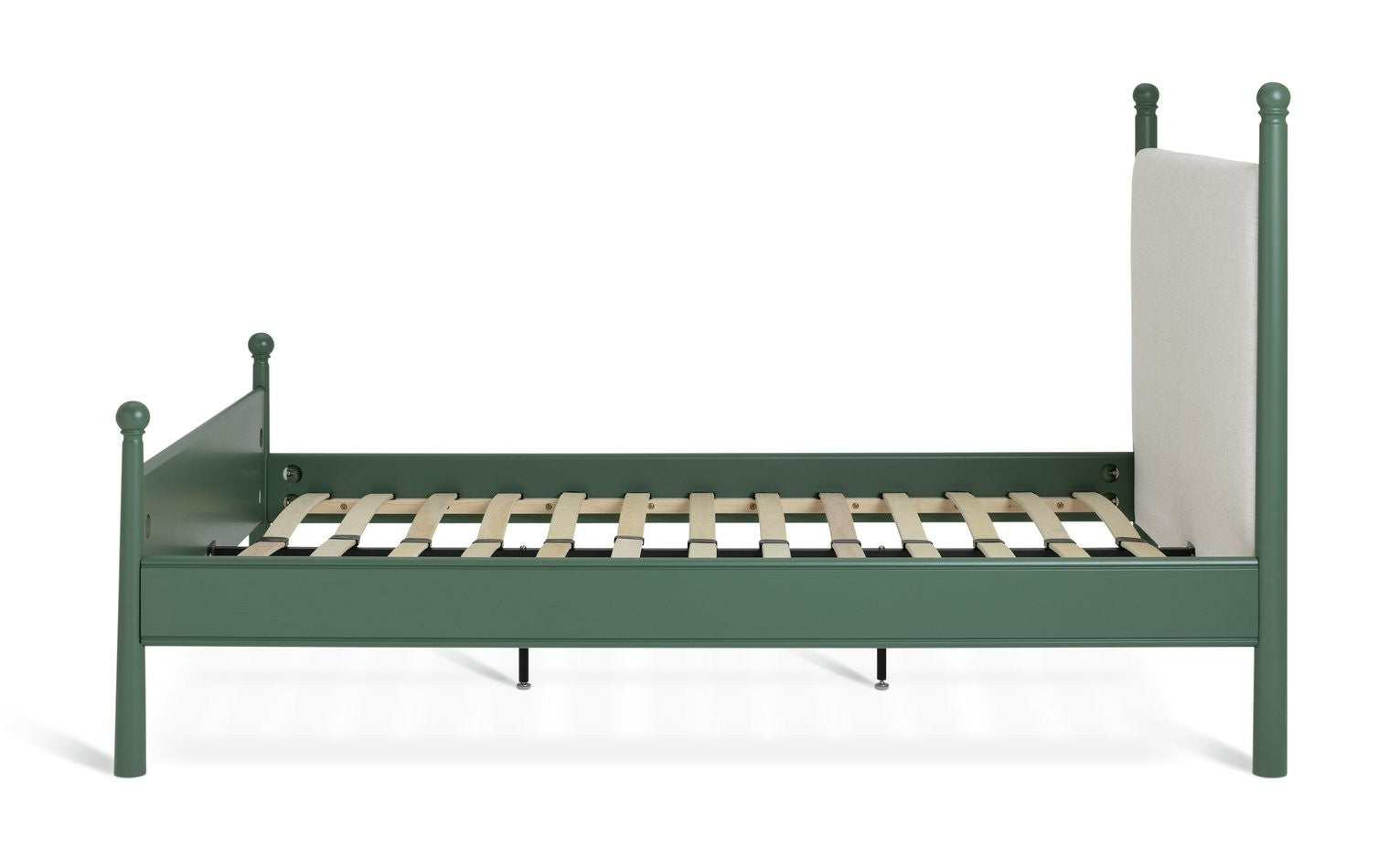 x Morris & Co. Kingsize Bed Frame - Green | Elegant Upholstered Comfort