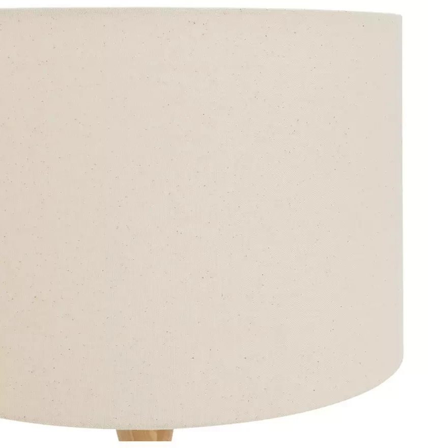 Bobbin Ash Wood Stick Floor Lamp - Natural