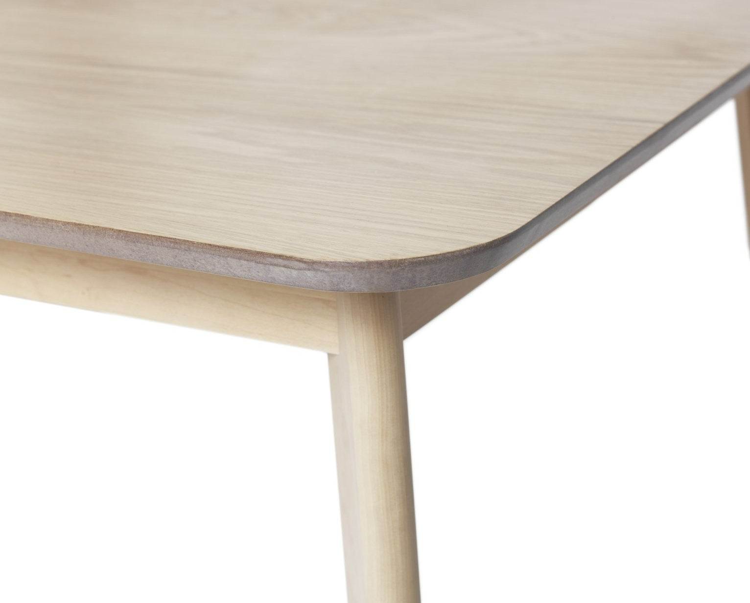 Skandi Oak Veneer 6 Seater Dining Table | minimalist dining table