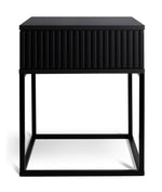 Habitat Digby 1 Drawer Bedside Table - Anthracite ( B Grade 27156 )