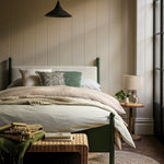 x Morris & Co. Kingsize Bed Frame - Green | Elegant Upholstered Comfort
